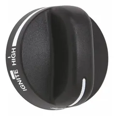 Replacement knob for Whirlpool ovens. Used to select oven functions such as temperature or cooking mode. Restores proper operation of the appliance.