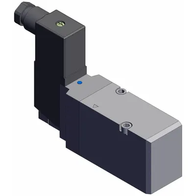 SMC Solenoid Air Control Valve: Three-Way / Two-Position, Single Solenoid, Female BSPT - SMC VP Series Directional Control Valves
