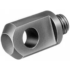 Piston clevis attachment for C Series hydraulic rams. Rated for 15 ton capacity. Used to connect lifting or pressing fixtures to the ram piston in industrial maintenance and repair applications.