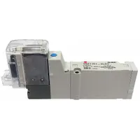 Solenoid Air Control Valve: VQC1000, Five-Way / Two-Position, 110V AC, Single Solenoid, Plug-In, 1 (MPN VQZ1151-3LO1)