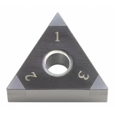 KYOCERA Triangle Turning Insert,Grade CBN (MPN TNGA332S00730METKBN25M) - Triangle (T) Indexable Turning Inserts