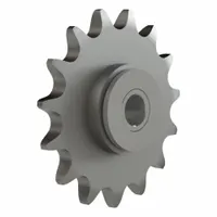 BREWER MACHINE & GEAR Idler Sprocket: For 41 Chain Size, Steel, 15 Teeth, 2.65 in Outside Dia. (MPN 41E15)