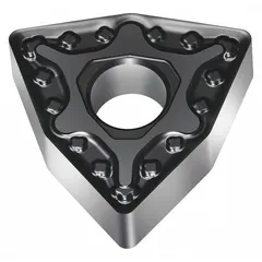 Trigon (W) indexable turning insert available in designations WNMG434-MM5 WSM30S and WNMG080416-MM5 WSM30S. The WSM30S grade with MM5 chipbreaker geometry is suited for general turning, facing, and profiling operations on steel and cast iron in medium machining applications.
