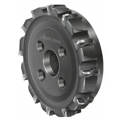 The WALTER F2010.B.250.Z12.13.R722M is a 250 mm diameter indexable face mill with 12 cutting edges. It features a right-hand cutting direction and uses R722M insert geometry. This tool is suited for high-feed roughing and finishing of steel, stainless steel, and cast iron in heavy-duty machining applications.