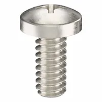Machine Screw: #4-40 Thread Size, 1/4 in Lg, 18-8, Stainless Steel, Plain, Pan, Phillips, 50 PK (MPN ZSCRW-330)