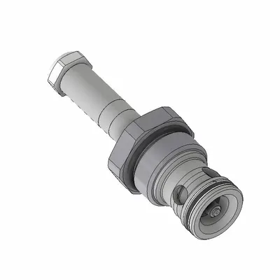 Parker Poppet Valve: Steel, Screw-In, Two Positions, Normally Closed, Two-Way - Solenoid Cartridge Valves