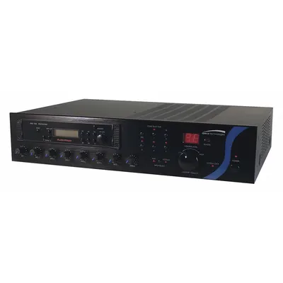 SPECO TECHNOLOGIES Amplifier: Auxiliary (1/8 in)/RCA/XLR Output, 25V/70V, 115V AC - Audio Amplifiers