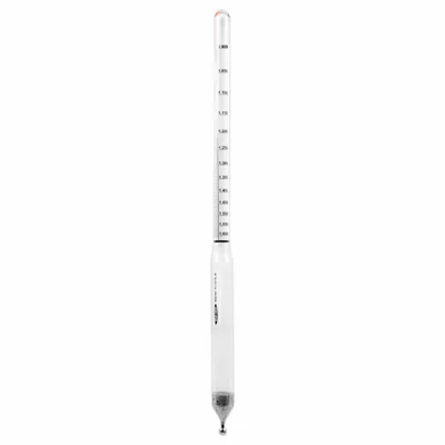 VEE GEE Specific Gravity Hydrometer: Specific Gravity Plain Form, 1.000/1.600, 0.005 - Specific Gravity (Baume) Hydrometers