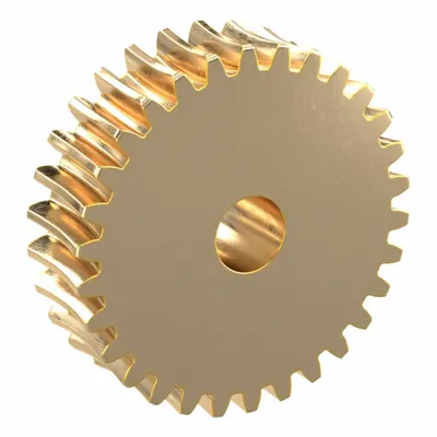 KHK GEARS Worm Wheel: Reduction Ratio 30, Module m 1.5, Right Hand, 20° Pressure Angle - Metric Worm Wheels