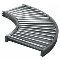 Roller Conveyor: Medium-Duty, 1 15/16 in Roller Dia., 22 in Between Frame Wd, 24 3/4 in Overall Wd (MPN 4F90KA03B22)