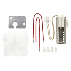 OEM replacement ignitor for Whirlpool gas ovens. Provides the heat necessary to ignite gas for baking and broiling. Restores proper ignition function in compatible cooking appliances.