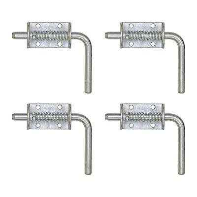 BUYERS PRODUCTS Spring Latch: 3 7/8 in Handle Lg, Carbon Steel, 1/2 in Bolt Wd, 1 3/8 in Bolt Lg - Spring Latches