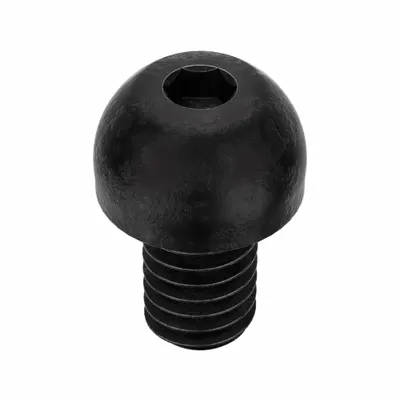 KERR LAKESIDE Socket Head Cap Screw: 5/16"-18 Thread Size, 1/2 in Lg, Button, Black Oxide - Button Head Socket Cap Screws