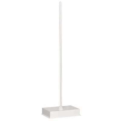 DYNALON Retort Stand: Polyethylene, 1/2 in Rod Dia, 9 3/4 in Overall Lg - Lab Support Stands with Rod Included