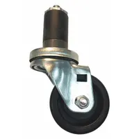CRETORS Caster Swivel Stem: 12882, Black, TGSE32D1D-XX-5L-CSSC
