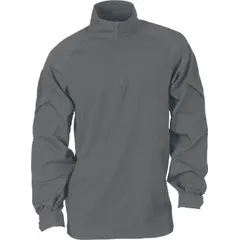 This men's long-sleeve tactical T-shirt is constructed from cotton and features a hook-and-loop closure. Designed for field use, it provides a secure fit in demanding environments. Suitable for law enforcement, military, and outdoor professionals.