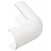 D-LINE 90 Degree External Elbow: 3/4 in Wd, 1/2 in Ht, Plastic, White (MPN FLEB2010W)
