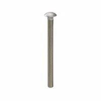 Carriage Bolt: Square Neck, 3/8"-16 Thread Size, 5 in lg, Stainless Steel, 316, Plain (MPN BULK-BOLT-5002)