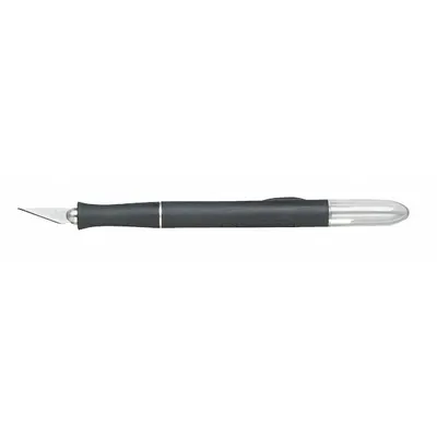 X-ACTO Precision Knife: Triangular, 1 1/2 in Blade Lg, 0.02 in Blade Thick, Curved/Straight - Precision Knives