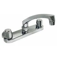 Handle: Gerber, Lever Handle, Use with Hot/Cold Water Temp, Brass, Chrome Finish, Faucet (MPN 42-416)