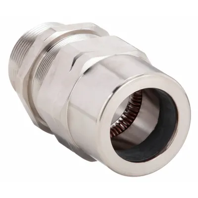 APPLETON ELECTRIC Liquid-Tight Conduit Fitting: Nickle Plated Brass, 1 1/2 in Trade Size - Straight Hazardous Location Liquid-Tight Conduit Fittings