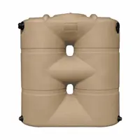 BUSHMAN Rain Barrel: Mocha, 64 in Overall Ht, 25 in Overall Wd, Fitting/Port/Strainer Basket (MPN 45492-DS)