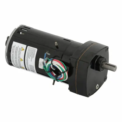 Dayton Gearmotor: Parallel, Single Output Shaft, PSC, Open, 63 RPM, 90 in-lb Max Torque - Parallel Shaft AC Gearmotors