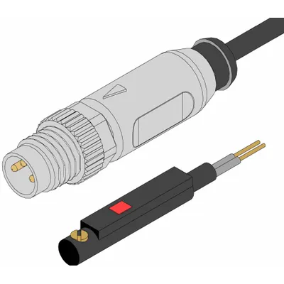 SMC Inline Reed Auto Switch: D-A93SAPC, Inline Reed Auto Switch, M8-3Pin, IP67 - Reed Switch Pneumatic Position Sensors