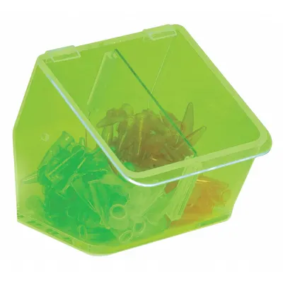 HEATHROW SCIENTIFIC Bin: 6 1/8 in Overall Wd, 6 1/2 in Overall Ht, 7 1/8 in Overall Lg, Acrylic - Lab Storage Bins