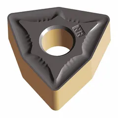 Trigon (W) indexable turning insert for general turning, facing, and profiling. Available in designations WNMG432-NR4 WSM30 and WNMG080408-NR4 WSM30. WSM30 grade balances wear resistance and toughness for medium machining of steel, stainless steel, and cast iron.