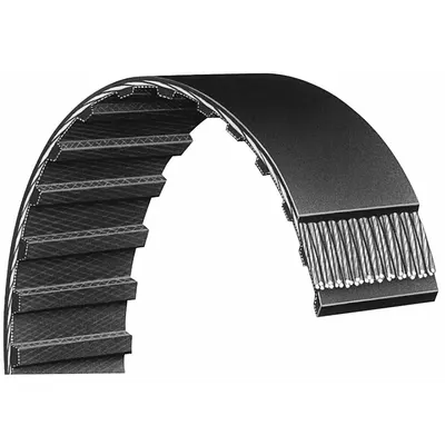 BANDO Timing Belt: One Side, Synchro-Link, 10 mm Pitch, 16 mm Top Wd, T10-840 - T10 Section Trapezoidal Timing Belts