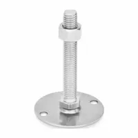 JW WINCO Male-End Leveling Mount: Swiveling Stud, 1/2"-13 Thread Size, 1.97 in, 3,147 lbf Capacity (MPN 41-50-1/2X13-100-B0-SK)