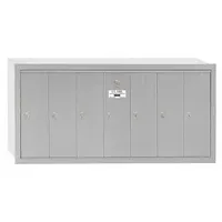 Mailbox: 4B+, 7 Doors, Vertical, 19 in H x 40 3/4 in W x 7 1/2 in D, Recessed Mounting, Lockable (MPN 3507ARU)