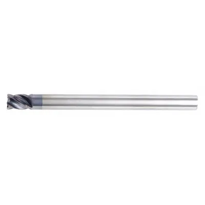 WIDIA HANITA Corner Chamfer End Mill: Carbide, TiAlN Coated, 4 Flute, 5/8" Mill Dia - Fast-Cutting Carbide Corner-Chamfer End Mills for Steel & Cast Iron