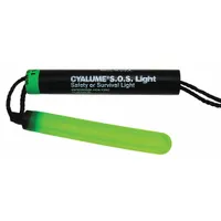 CHEMLIGHT BY CYALUME TECHNOLOGIES Lightstick: NSN 6260-01-334-4274 (30 in Lanyard), Green, 50 PK (MPN 9-42740PF)