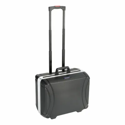 WESTWARD Rolling Tool Case: 18 3/4 in W 15 in D 10 1/2 in H, Plastic, Black, Combo - Plastic Rolling Tool Cases