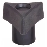 INNOVATIVE COMPONENTS Hand Knob: 3 Point, Plastic w/ Steel Thread, 5/16"-18 Thread, 1.25 in Dia (MPN GN5C----3P1--22)