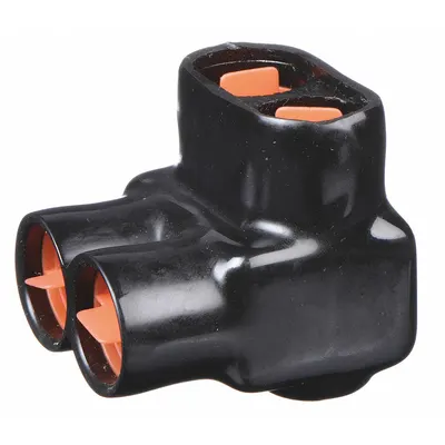 BLACKBURN Multitap Connector: 2 Port, Single-Sided Entry, 10 AWG – 350 kcmil Wire Size - Dry-Location Single-Sided Entry Multitap Connectors