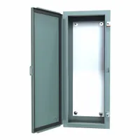 HAMMOND Electrical Enclosure: Steel, 30 in x 12 in x 8 in, NEMA 12/13, w/Panel, Solid Cover, Hinged (MPN 1418KA8)