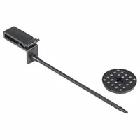BIRD BARRIER Solar Panel Clips: Black, Plastic, 50 PK (MPN SP-EX10)
