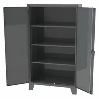 GREENE MANUFACTURING, INC. Storage Cabinet: 48 in x 24 in x 84 in, Swing Handle & Padlock Hasp (MPN EX-784-1)