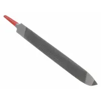 Machinists File: Triangular, 6 in Lg, 1/2 in Wd, 42_52 Teeth per Inch, Bastard Cut (MPN 73530500)