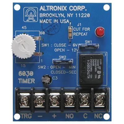 ALTRONIX Timer: Timer (MPN 6030). Key specifications — Brand: ALTRONIX; Product Type: Timer. - Accessories for Power Supplies