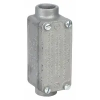 Conduit Outlet Body: Iron, Triple Coat Epoxy Coating, 1/2 in Trade Size, C Body, Threaded (MPN ERC50)