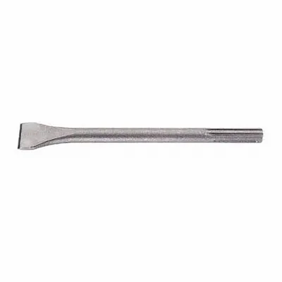 MILWAUKEE Self Sharpening Chisel Bit: 3 in Head Wd, 12 in Overall Lg - Self-Sharpening Chisel Bits for SDS-Max Hammer Drills