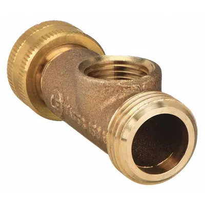 Watts Water Hammer Arrestor: 3/4 in Pipe Size, GHT, NPT, 4 5/16 in Overall Ht - Hose Adapters for Water Hammer Arrestors