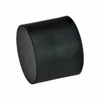 JW WINCO Vibration-Isolating Mount: Cylindrical, Natural Rubber, Female x Non-Threaded Style (MPN 452-40-30-M8-E-55)