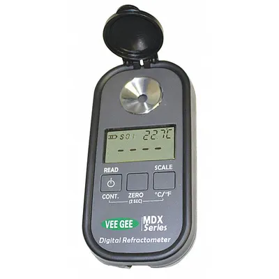 VEE GEE Refractometer: Brix/Dextran/Fructose/Glucose/Lactose/Maltose, Auto, Digital - Digital Handheld Refractometers