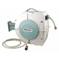 Spring Return Garden Hose Reel: 65 ft (1/2 in I.D.), 3/4 in FNPT, 150 psi Max Op Pressure