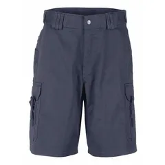 Men's shorts with a 50-inch waist and 11-inch inseam, made from 35% cotton ripstop and 65% polyester. Suitable for emergency medical services and tactical professionals requiring durable, functional apparel for demanding environments.